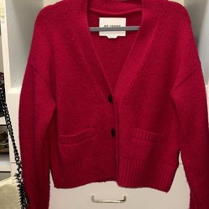 RE/DONE Small Ruby color - Cut 5591 - 52% wool 45% nylon 3% elastane.